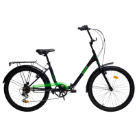 Bicicletă Aist Smart 24" 24" Oțel/ Black Green