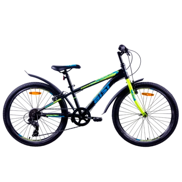 Bicicletă Aist Rocky Junior 24" 24" Oțel/ Black Green photo 1