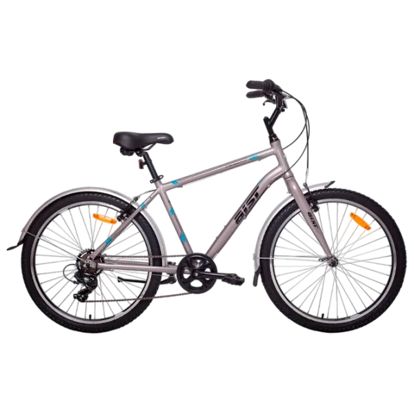 Bicicletă Aist Cruiser 26" 21" Aluminiu/ Silver Black photo 1