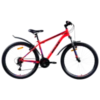Велосипед Aist Quest 26 20 26" 20" Сталь/ Красный Черный