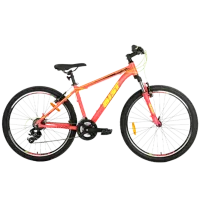 Велосипед Aist Rocky 26" 26" Алюминий/ Оранжевый Желтый