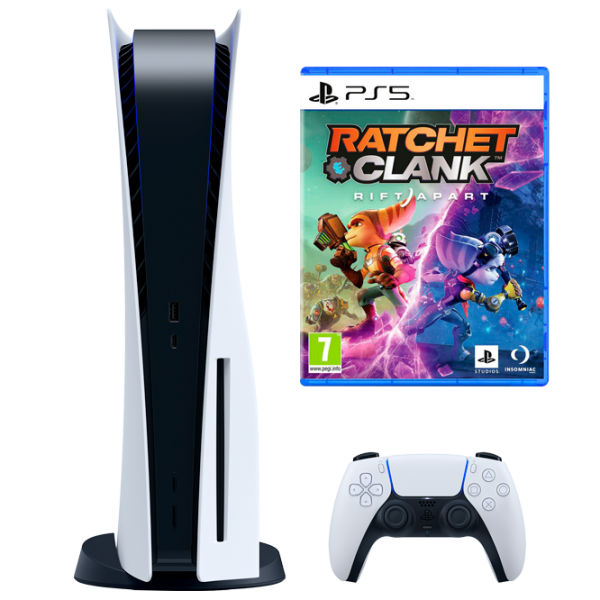Sony PlayStation 5 + Ratchet & Clank: Rift Apart 825 ГБ / Белый photo 1