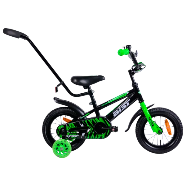 Bicicletă Aist Pluto 12 12 12" 12" Oțel/ Black Green photo 1 Bicicletă Aist Pluto 12 12 12" 12" Oțel/ Black Green photo 1