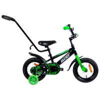 Велосипед Aist Pluto 12 12 12" 12" Сталь/ Черный Зелёный