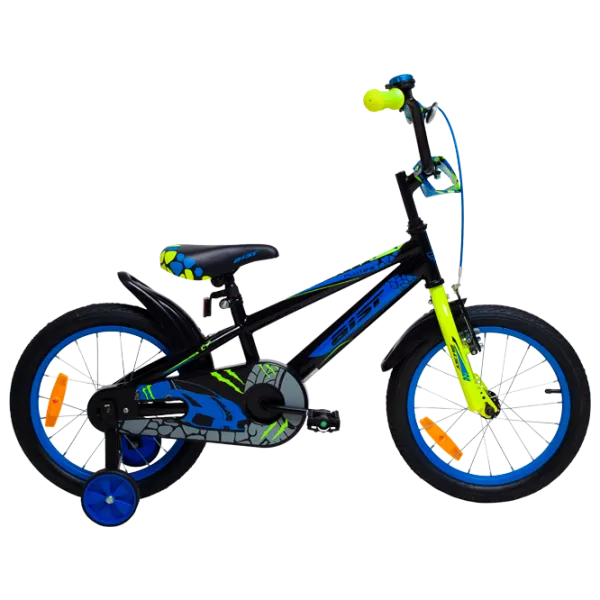 Bicicletă Aist Pluto 16 16 16" 16" Oțel/ Black Blue photo 1