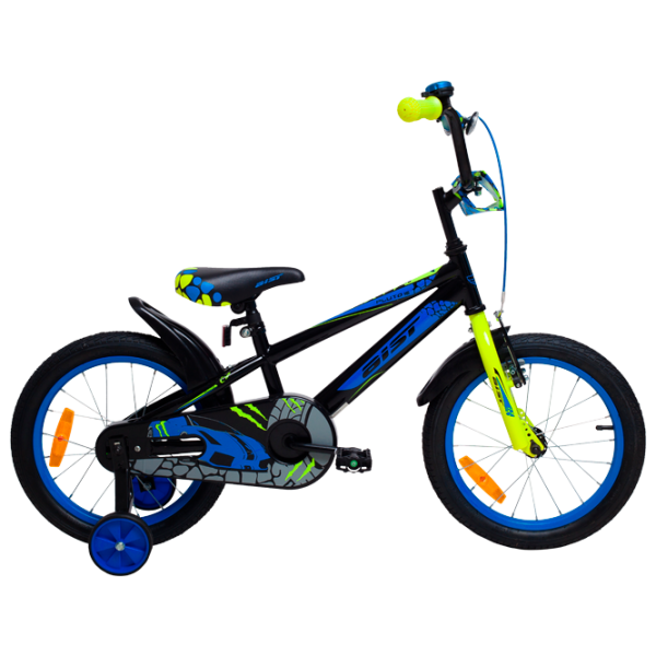 Bicicletă Aist Pluto 16 16 16" 16" Oțel/ Black Blue photo 1