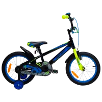 Bicicletă Aist Pluto 16 16 16" 16" Oțel/ Black Blue