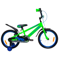 Bicicletă Aist Pluto 18 18 18" 18" Oțel/ Green Blue