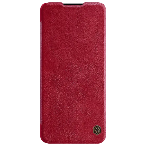 Чехол для смартфона Xiaomi Redmi Note 10/ Note 10s Nillkin/ Flip Cover/ Кожа/ Красный photo 1 Чехол для смартфона Xiaomi Redmi Note 10/ Note 10s Nillkin/ Flip Cover/ Кожа/ Красный photo 1
