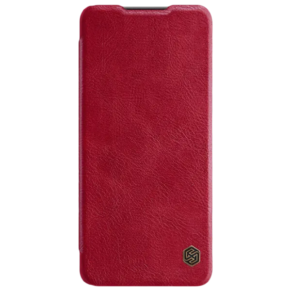 Husă pentru smartphone Xiaomi Redmi Note 10 Pro Nillkin/ Flip Cover/ Piele/ Red photo 1