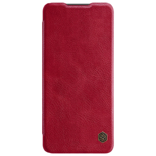 Husă pentru smartphone Xiaomi Redmi Note 10 Pro Nillkin/ Flip Cover/ Piele/ Red photo 1