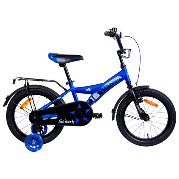 Bicicletă Aist Stitch 16 16 16" 16" Oțel/ Blue Black photo 1