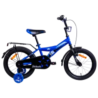 Велосипед Aist Stitch 16 16 16" 16" Сталь/ Синий Черный