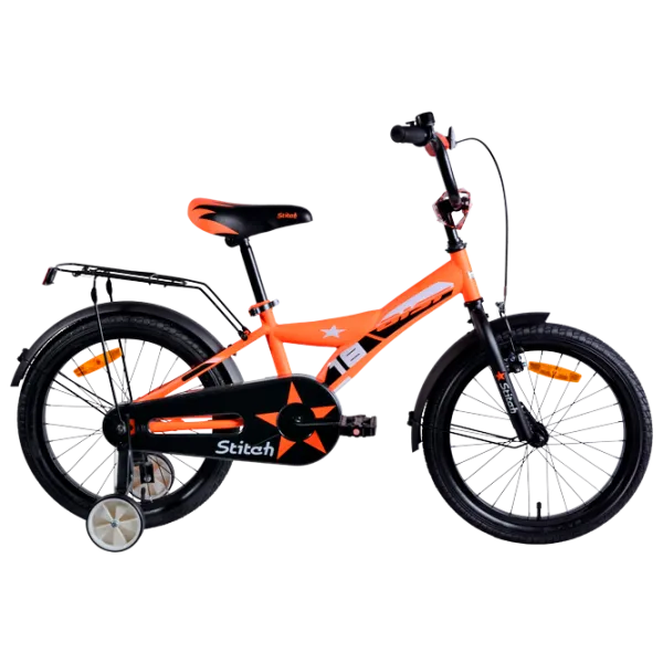 Bicicletă Aist Stitch 18 18 18" 18" Oțel/ Orange Black photo 1