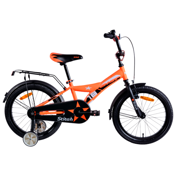 Bicicletă Aist Stitch 18 18 18" 18" Oțel/ Orange Black photo 1
