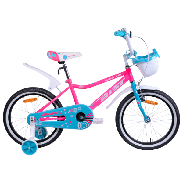 Bicicletă Aist Wiki 18 18" Oțel/ Pink Blue photo 1