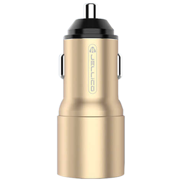Încărcător auto Jellico MQC-41 2 x USB/ Gold photo 1