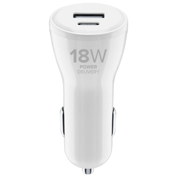 Încărcător auto Cellularline CBRIPHUSB2PD30W White photo 1