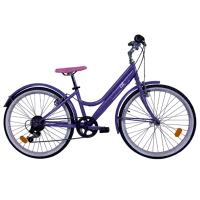 Велосипед Andrei Tchmil Ivy 24" 24" Сталь/ Фиолетовый Белый