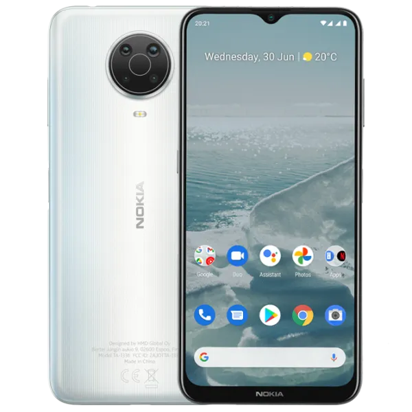 Nokia G20 4 ГБ/ 64 ГБ/ Dual SIM/ Серебряный  photo 1