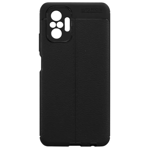 Чехол для смартфона Xiaomi Redmi Note 10 Pro EVO/ Back/ Экокожа/ Черный photo 1