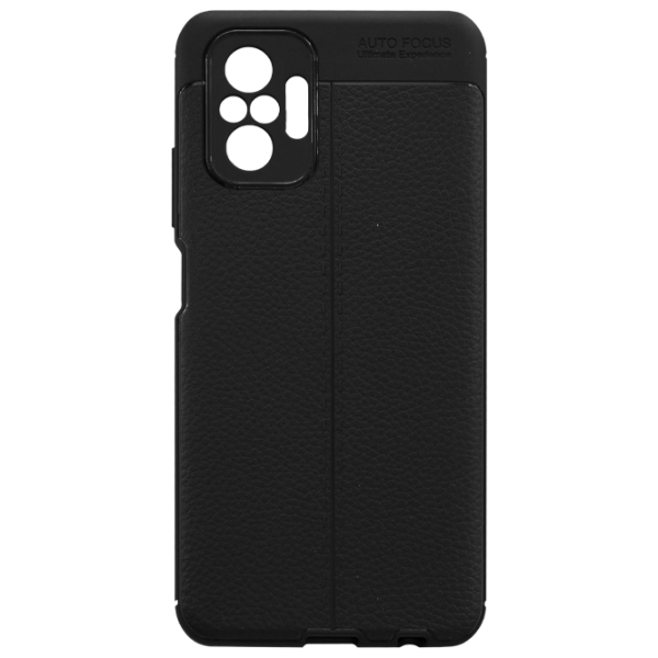 Чехол для смартфона Xiaomi Redmi Note 10 Pro EVO/ Back/ Экокожа/ Черный photo 1
