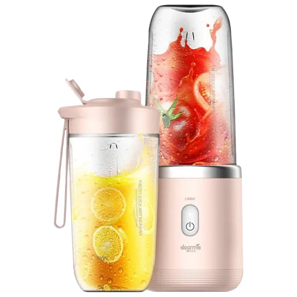 Портативный блендер Xiaomi Deerma DEM-NU05 Розовый photo 1 Портативный блендер Xiaomi Deerma DEM-NU05 Розовый photo 1