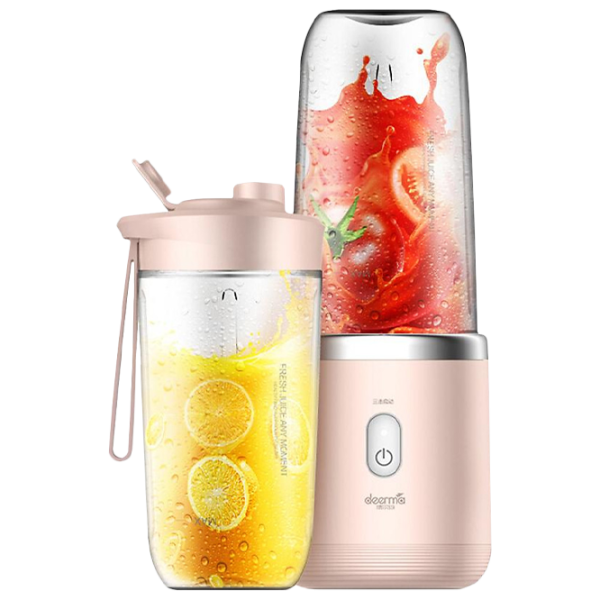 Портативный блендер Xiaomi Deerma DEM-NU05 Розовый photo 1 Портативный блендер Xiaomi Deerma DEM-NU05 Розовый photo 1