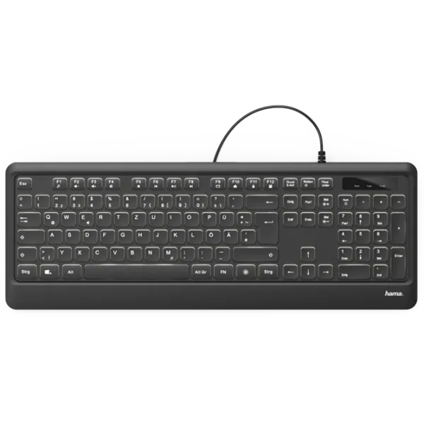 Tastatură Hama KC-550 Cu fir/ Black photo 1