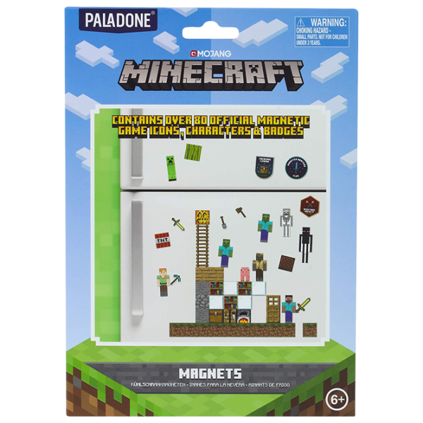 Интерактивная игрушка Paladone Minecraft Build a Level Magnets PP6734MCF 6+/ Разноцветный Разноцветный photo 1