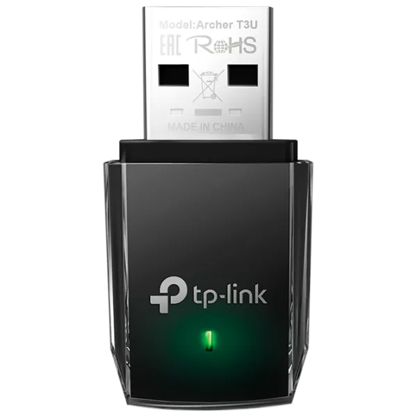 Adaptor de rețea TP-Link Archer T3U Wi-Fi/ Black photo 1