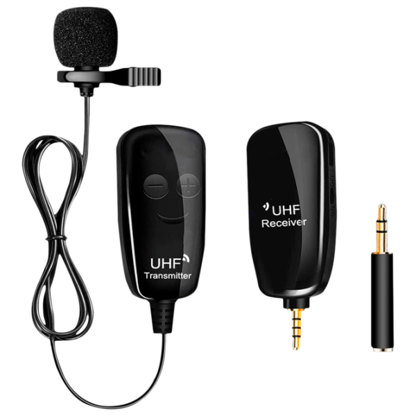 Микрофон UHF Wireless Live Recording Черный photo 1