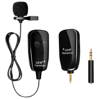 Микрофон UHF Wireless Live Recording Черный