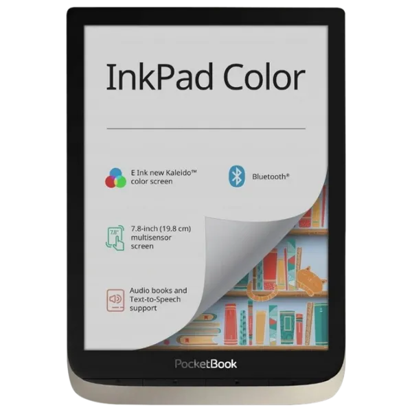 Электронная книга Pocketbook 741 Color Moon 7.8" / E-Ink / 16 ГБ / Серебряный photo 1
