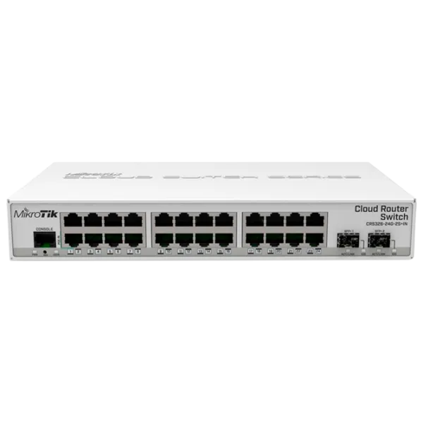 Switch Mikrotik CRS326-24G-2S+IN Белый photo 1