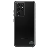 Husă pentru smartphone Samsung Galaxy S21 Ultra Samsung/ Back/ PC/ PU/ Transparent Black
