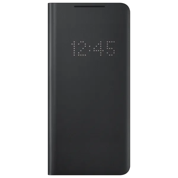 Чехол для смартфона Samsung Galaxy S21 Ultra Samsung/ LED View Cover/ PC/ PU/ Черный photo 1