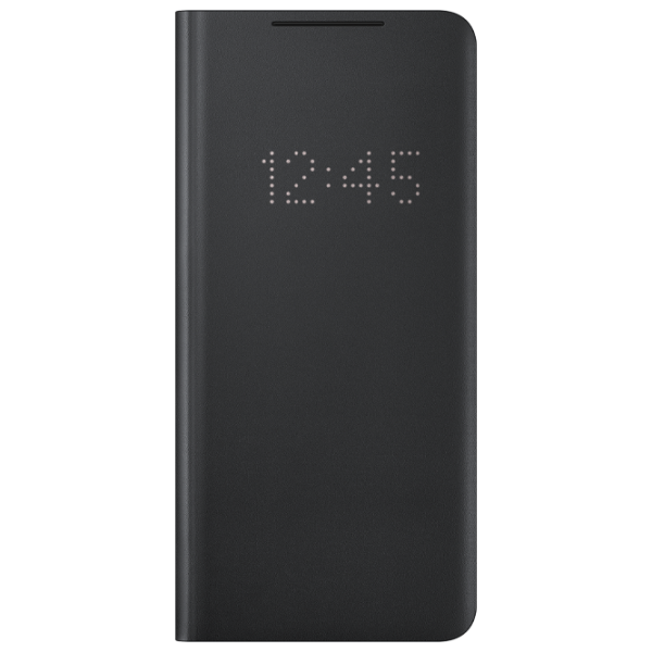 Чехол для смартфона Samsung Galaxy S21 Ultra Samsung/ LED View Cover/ PC/ PU/ Черный photo 1