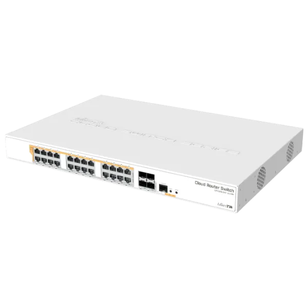 PoE Коммутатор Mikrotik CRS328-24P-4S+RM Белый photo 1