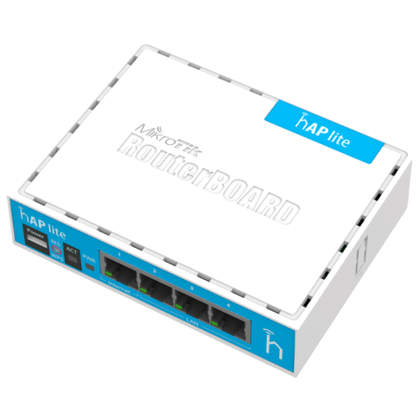 Wi-Fi Роутер Mikrotik hAP Lite 300 Мбит/ с/ Белый photo 1
