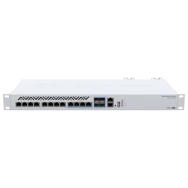 Switch Mikrotik CRS312-4C+8XG-RM White photo 1