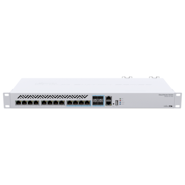 Switch Mikrotik CRS312-4C+8XG-RM White photo 1