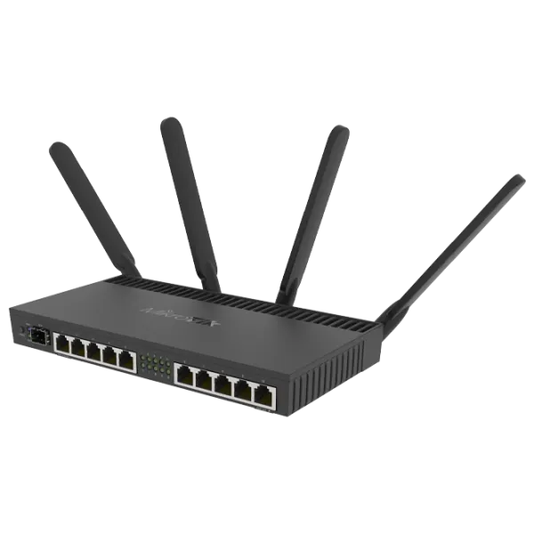Wi-Fi Роутер Mikrotik RB4011iGS+5HacQ2HnD-IN 300 Мбит/ с/ 1733 Мбит/ с/ Черный photo 1