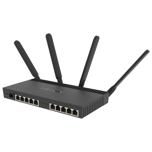 Wi-Fi Роутер Mikrotik RB4011iGS+5HacQ2HnD-IN 300 Мбит/ с/ 1733 Мбит/ с/ Черный photo 1
