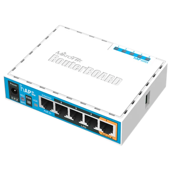 Wi-Fi Роутер Mikrotik RB952Ui-5ac2nD hAP ac lite 300 Мбит/ с/ 433 Мбит/ с/ Белый photo 1