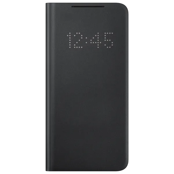 Husă pentru smartphone Samsung Galaxy S21 Samsung/ Smart Led View/ PC/ PU/ Black photo 1