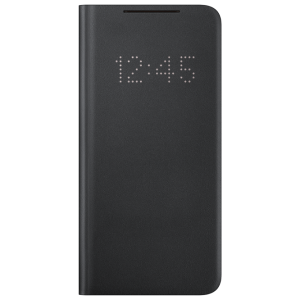 Husă pentru smartphone Samsung Galaxy S21 Samsung/ Smart Led View/ PC/ PU/ Black photo 1