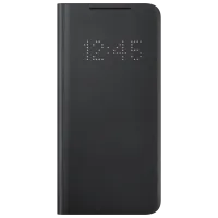 Husă pentru smartphone Samsung Galaxy S21 Samsung/ Smart Led View/ PC/ PU/ Black