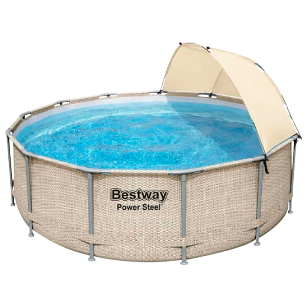 Piscină Bestway 5614VBW 11133 l/ Cu cadru/ Beige photo 1 Piscină Bestway 5614VBW 11133 l/ Cu cadru/ Beige photo 1