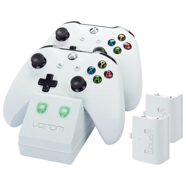 Stație de încărcare controller Venom VS2859 Xbox One/ White photo 1